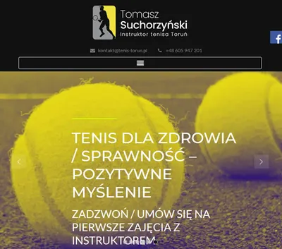 Tomasz Suchorzyński - instruktor tenisa Toruń